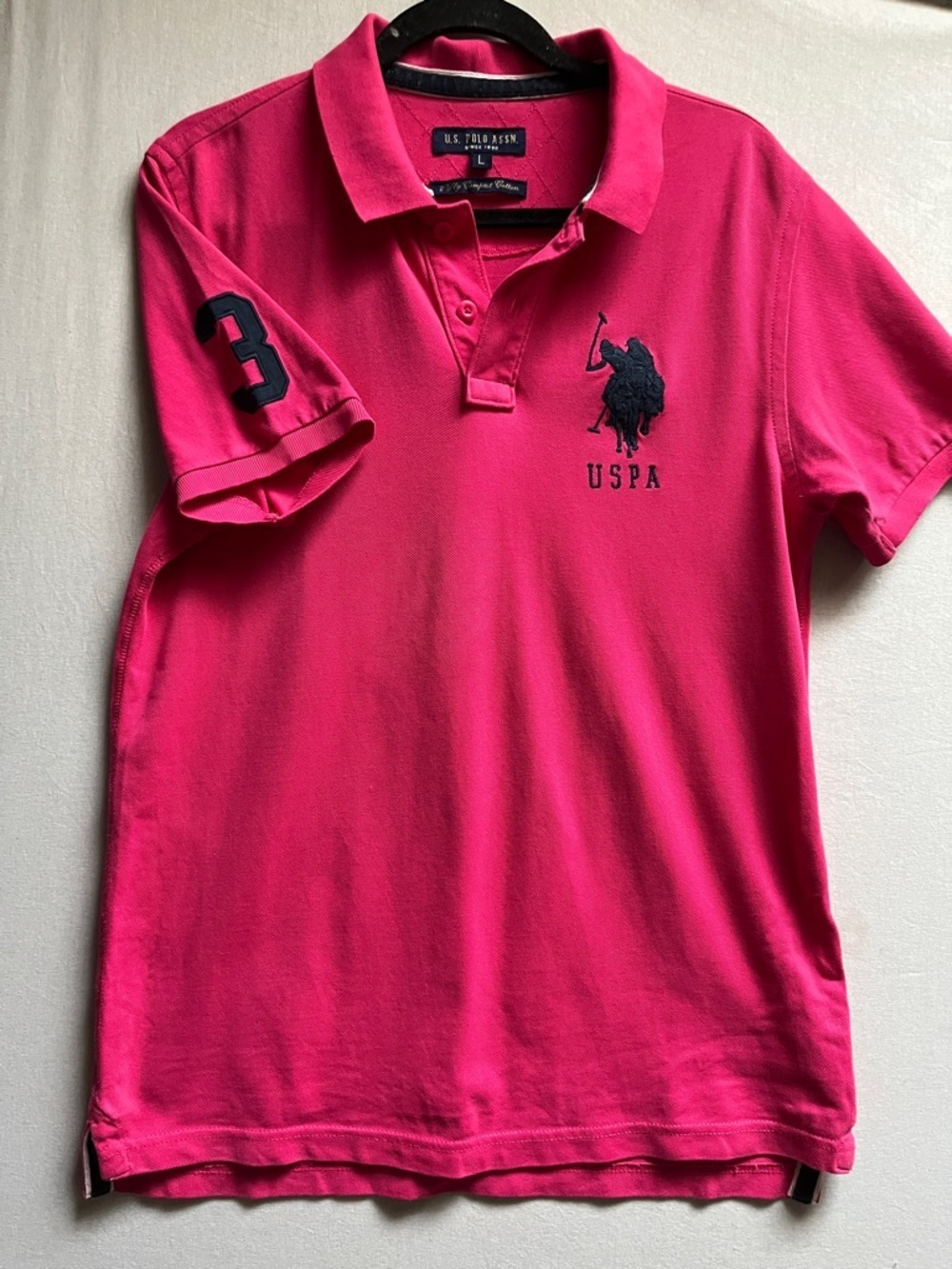 USPA Men’s Short Sleeve Polo Shirt M